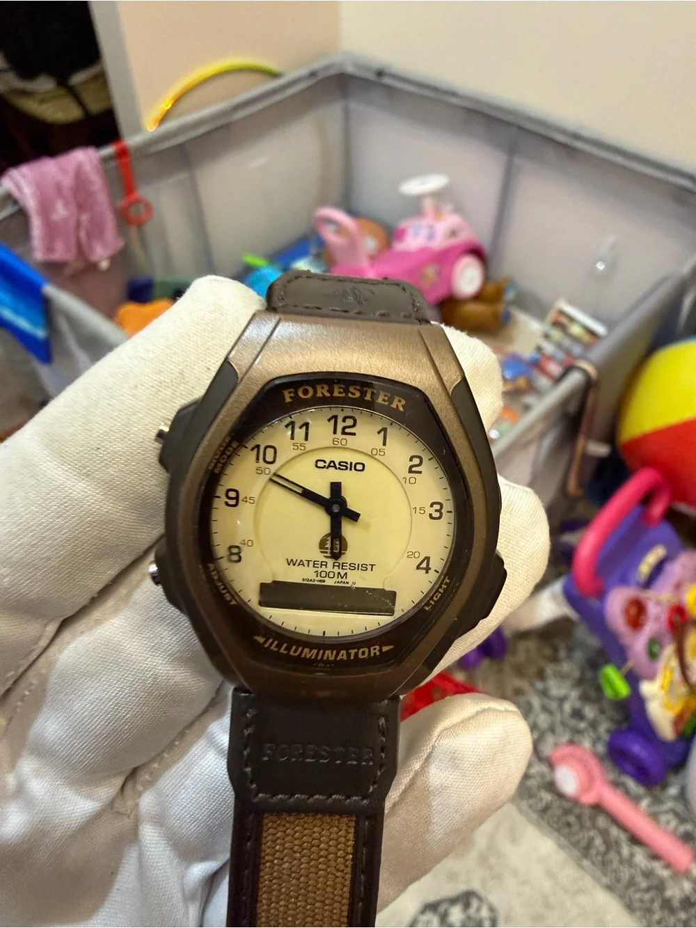 Casio Forester FT-600W Ana-Digi Mens Watch 5155 - UNTESTED / FOR PARTS OR REPAIR